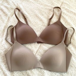 32B lululemon nude t shirt bra bundle